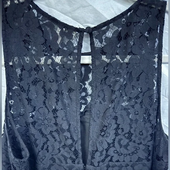Joie Women's Fahfia B Sleeveless Lace DRESS S SMALL BLACK LACE - Picture 12 of 15